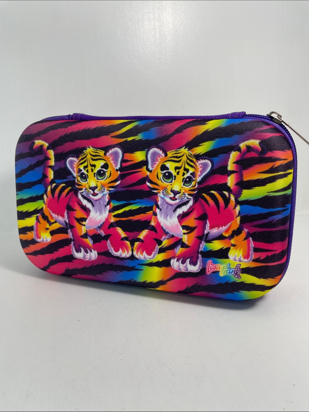 Lisa Frank Rainbow Forrest Tiger Molded Pencil Case
